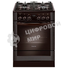 Плита комбинированная Gefest ПГЭ 6502-03 0245 коричневый, конфорок 4 газовых, духовка 55 л, 60 см x 85 см x 60 см