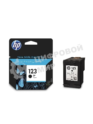 Картридж струйный HP 123 (F6V17AE) черный, 120 стр., для DeskJet 2130