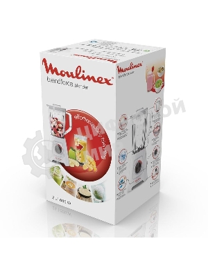 Блендер стационарный Moulinex LM420110 400 Вт, белый