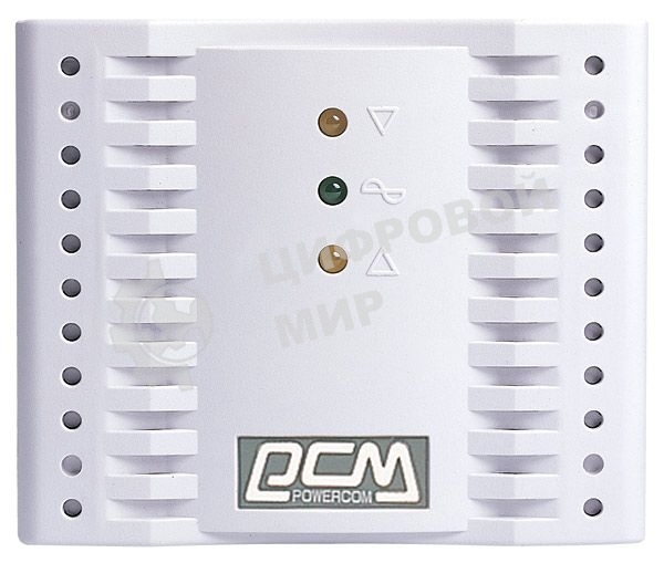  Стабилизатор напряжения Powercom Voltage Regulator, 2000VA, White, Schuko