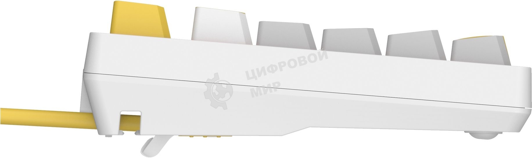 Клавиатура проводная A4Tech Bloody S87 Energy (S87 USB ENERGY WHITE) USB белый/желтый