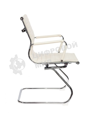 Кресло компьютерное Бюрократ CH-883-LOW-V/IVORY низкая спинка слоновая кость искусственная кожа