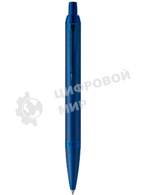 Ручка шариковая Parker IM Monochrome K328 (CW2172966) Blue PVD, M, синие чернила, подарочная коробка