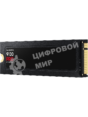 Накопитель SSD 4Tb Samsung 9100 PRO, M.2, PCI-E 5.0 x4, TLC 3D NAND R/W - 14800/13400 Mb/s с радиатором