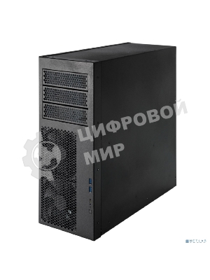 Корпус Procase PT443-B-0-RA Tower server case,3x5.25,черный,без блока питания,глубина 432мм,6-32, фильтр, MB PICMG 1.3, PICMG 1.0