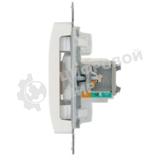 Механизм розетки комп. 1-м Glossa RJ45 CAT.5E перламутр SchE GSL000681K