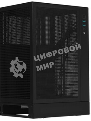 Компьютерный корпус Deepcool CH170 DIGITAL черный без БП mini-ITX 1x120мм 1xUSB 2.0 1xUSB 3.0 audio bott PSU