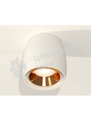 Светильник Ambrella Light XS1141004 SWH/PYG белый песок/золото желтое полированное MR16 GU5.3 (C1141, N7034)