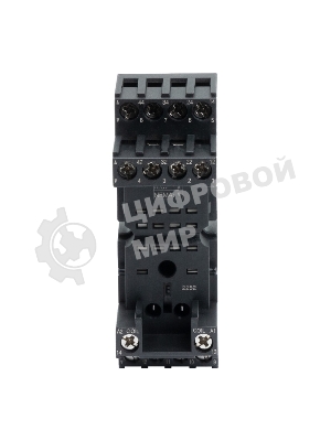 Колодка с винтовыми клеммами для реле на 4 группы: IR-24DC/220DC/230AC-4CO