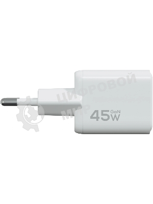 Сетевое зарядное устройство Magssory ACH006w 45W (PD3.0+PPS+QC4+AFC+FCP+SCP) универсальное белый