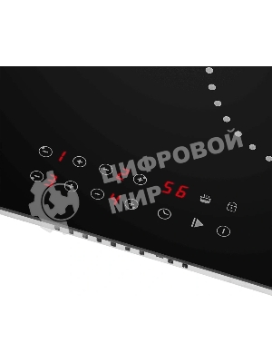 Электрическая варочная поверхность Maunfeld CVCE594PBK, 4 конфорки, стеклокерамика, 6000 Вт