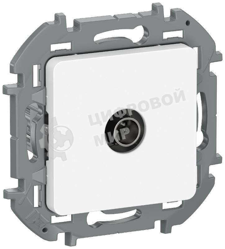 Inspiria Белый Розетка TV тип звезда  | 6738501 | IEK
