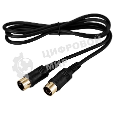 Шнур Rexant DIN 5 Pin - DIN 5 Pin, длина 1,5 метра (GOLD)