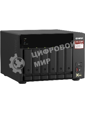 Сетевое хранилище без дисков SMB QNAP TS-673A-8G NAS, 6 trays 3,5
