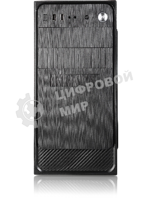 Компьютерный корпус с блоком питания 450Вт. Сase Forza mATX, 450W, 2xUSB 3.0, Black, w/o FAN, 12 см fan PSU, power cord