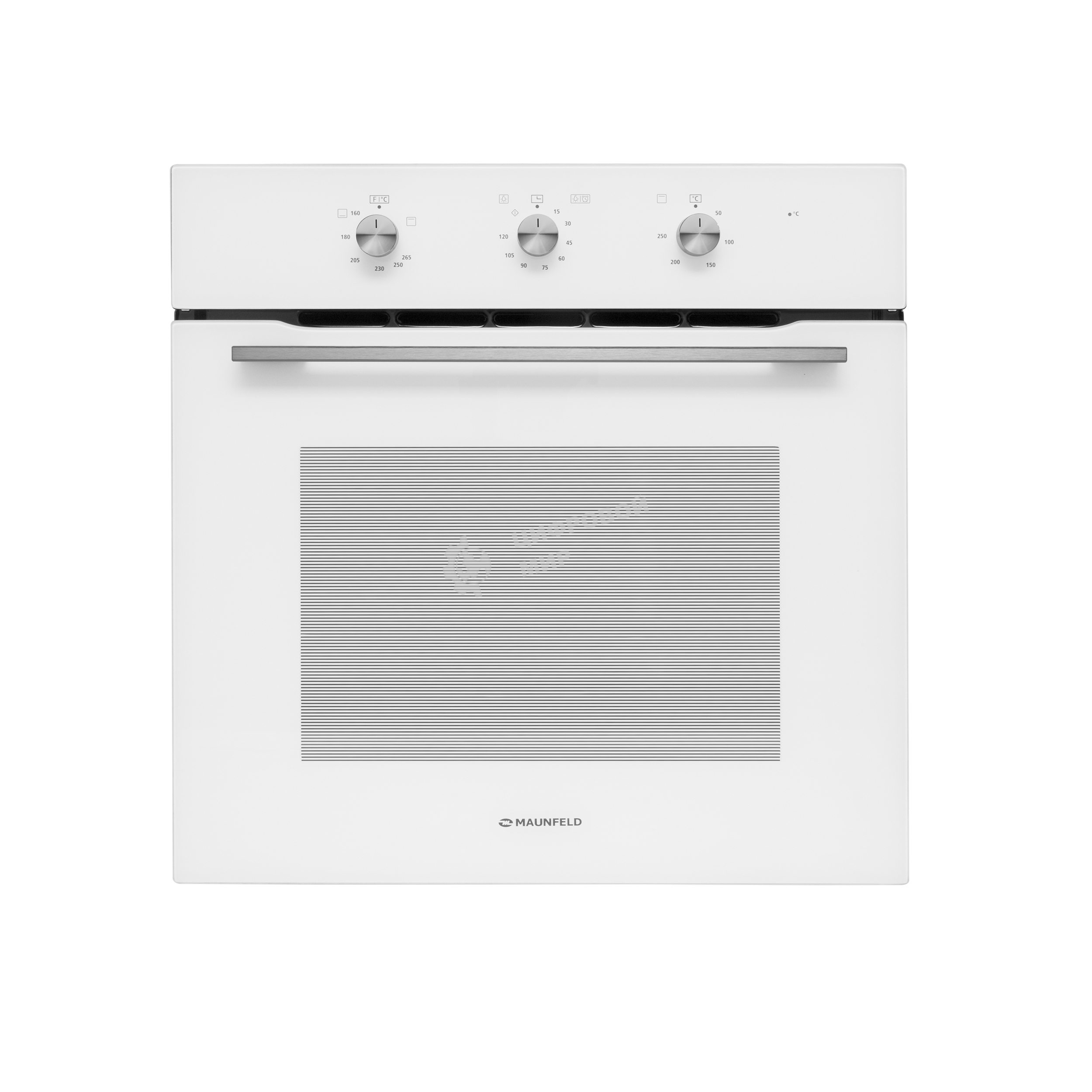 Шкаф духовой газовый с электрическим грилем Maunfeld MOGS703W, встраиваемый