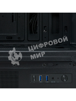 Компьютерный корпус HSPD M510, Mesh Mid Tower, черный, TG, 0.5 SPCC, 4x120мм ARGB ATX, mATX, mITX 180/280/160мм 1x2.5