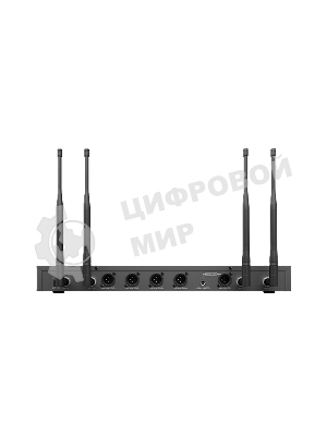 Радиосистема DSPPA D5816 беспроводной приемник, четырехканальный дизайн, PLL, функция автоматической связи с цифровой блокировкой PLL канала UHF200