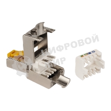 Коннектор Lanmaster LAN-TMP-S6A полевой RJ45 кат.6A STP бел. (упак.:1шт)