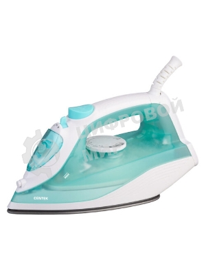 Утюг Centek CT-2321 MINT мятный, 2200 Вт, 30 г/мин, 110 г/мин, 210 мл