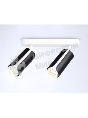 Светильник Ambrella light TN51598/2 BK/WH черный/белый GU10/2 260*60*195