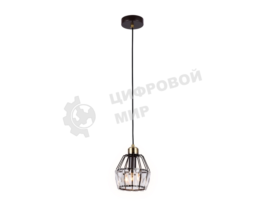 Светильник Ambrella light TR5875 DCF/SB темный кофе/бронза E14 max 40W D150*650
