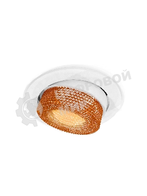 Комплект встраиваемого поворотного светильника Ambrella light XC7651064 SWH/CF белый песок/кофе MR16 GU5.3 (C7651, N7195)