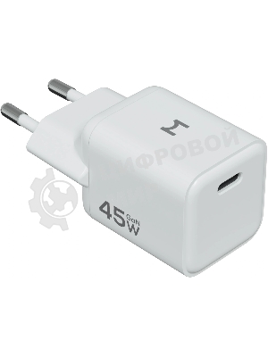 Сетевое зарядное устройство Magssory ACH006w 45W (PD3.0+PPS+QC4+AFC+FCP+SCP) универсальное белый