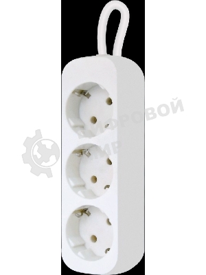 Удлинитель Defender E318 белый 1.8 м, 3 розетки 