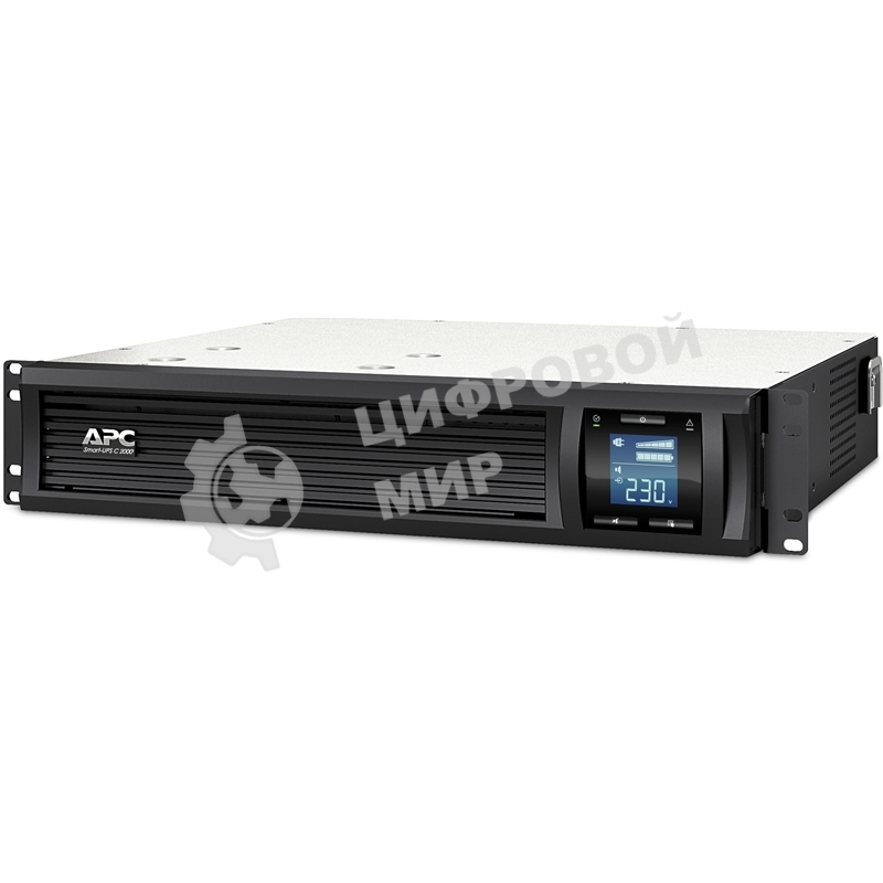 Источник бесперебойного питания APC Smart-UPS C SMC2000I-2U 1300Вт 2000ВА черный