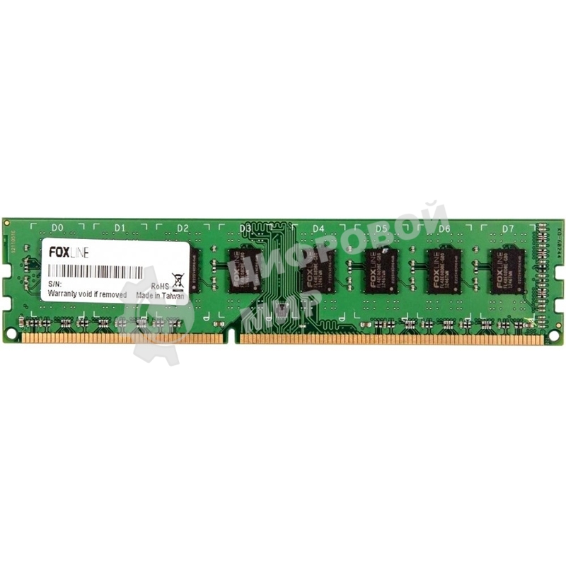Оперативная память Foxline, DDR3L, 8GB (1x8 GB), 1600 MHz, CL11