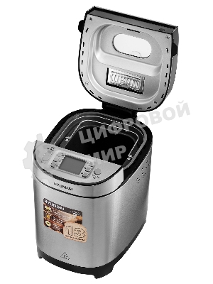 Хлебопечка Hyundai HYBM-M0313G серебристый/чёрный, 600 Вт, 0.9 кг, 13 программ
