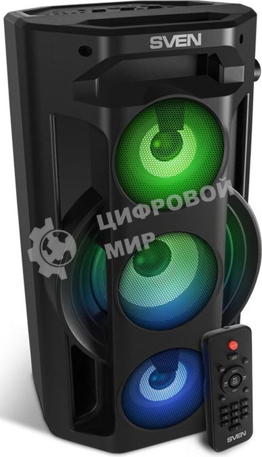 Колонка портативная Sven АС PS-680 черный 65W 1.0 BT