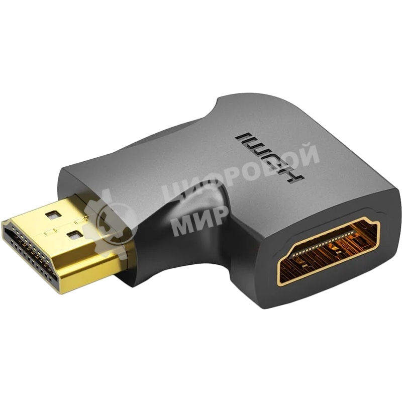 Адаптер-переходник Vention HDMI v2.0 19M/19F угол 270