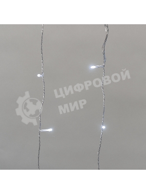 Гирлянда Neon-night Дождь светодиодный 2х1,5м, эффект мерцания, прозрачный провод, IP44, 230В, диоды белые, 150 LED