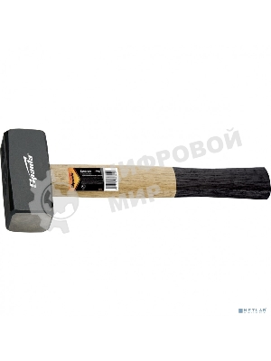 Кувалда Sparta 2000 г, кованая головка, деревянная двухцветная рукоятка