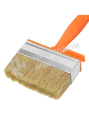 Кисть-ракля Sparta 30х100 мм, натуральная щетина, пластмассовый корпус, пластмассовая рукоятка