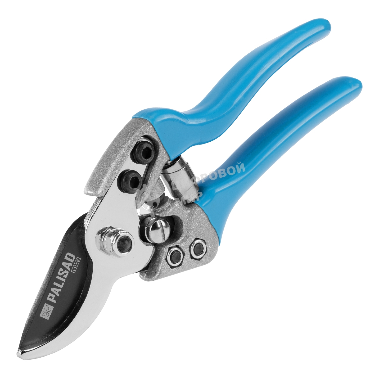 Секатор прямого реза Palisad LUXE 190 мм, алюминиевые обрезиненые рукоятки