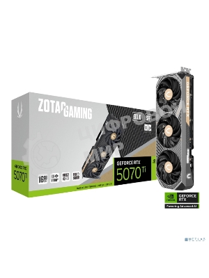 Видеокарта Zotac PCI-E 4.0 RTX 5070 Ti SOLID SFF OC NVIDIA GeForce RTX 5070TI 16Gb 256bit GDDR7 2482/28000 HDMIx1 DPx3 HDCP Ret