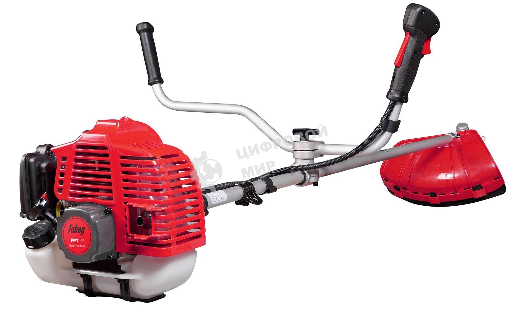 Мотокоса FUBAG FPT 33 (38708)1кВт 33 см3 неразборная штанга одноплечевой ремень велосипедная рук.