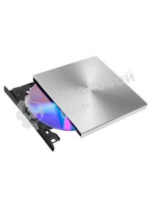 Оптический привод DVD-RW Asus SDRW-08U9M-U серебристый USB slim ultra slim M-Disk Mac внешний RTL