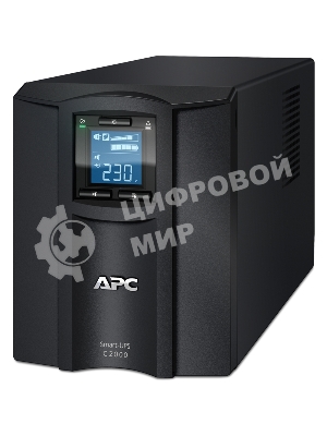 Источник бесперебойного питания APC Smart-UPS C SMC2000I 1300Вт 2000ВА черный