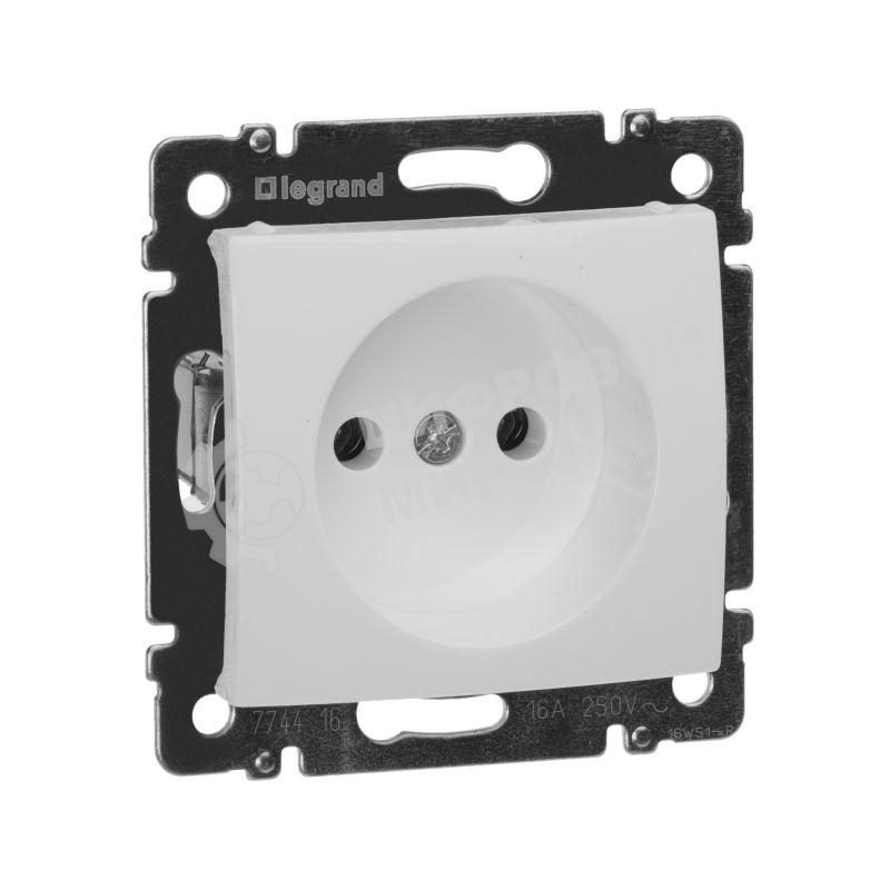 Розетка Legrand 774416 Valena без заземления (белый)