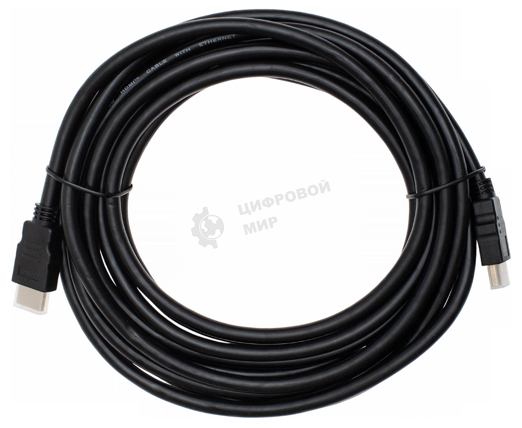 Кабель аудио-видео Cactus CS-HDMI.1.4-5 HDMI (m)/HDMI (m) 5м. позолоченные контакты черный