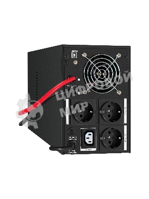 Комплект Источник бесперебойного питания EX295989RUS + батарея 26Aч EX282970RUS 2шт (инвертор, синус, для котла) ExeGate SineTower SZ-2000.LCD.AVR.3SH.1C13.USB 2000VA/1600W, чистый синусоида, LCD дисплей, AVR, 3*Schuko+1*C13, USB, линейно-интерактивный, черный + батарея ExeGate DT 1226 (12В, 26А·ч) 2шт