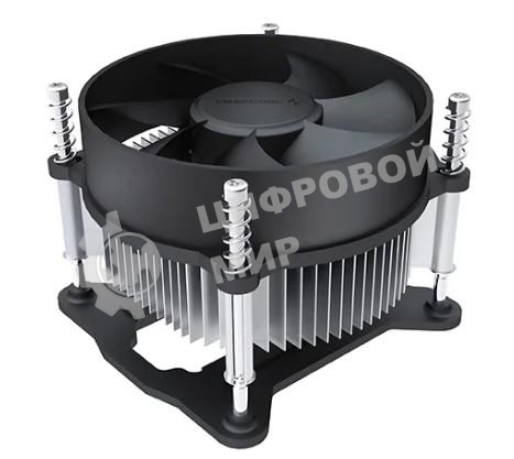 Кулер для процессора DEEPCOOL CK-11508 PWM черный, 92 мм, алюминий, 2200 об/мин, 30.1 дБ, 4 pin, 65 Вт, 70 мм