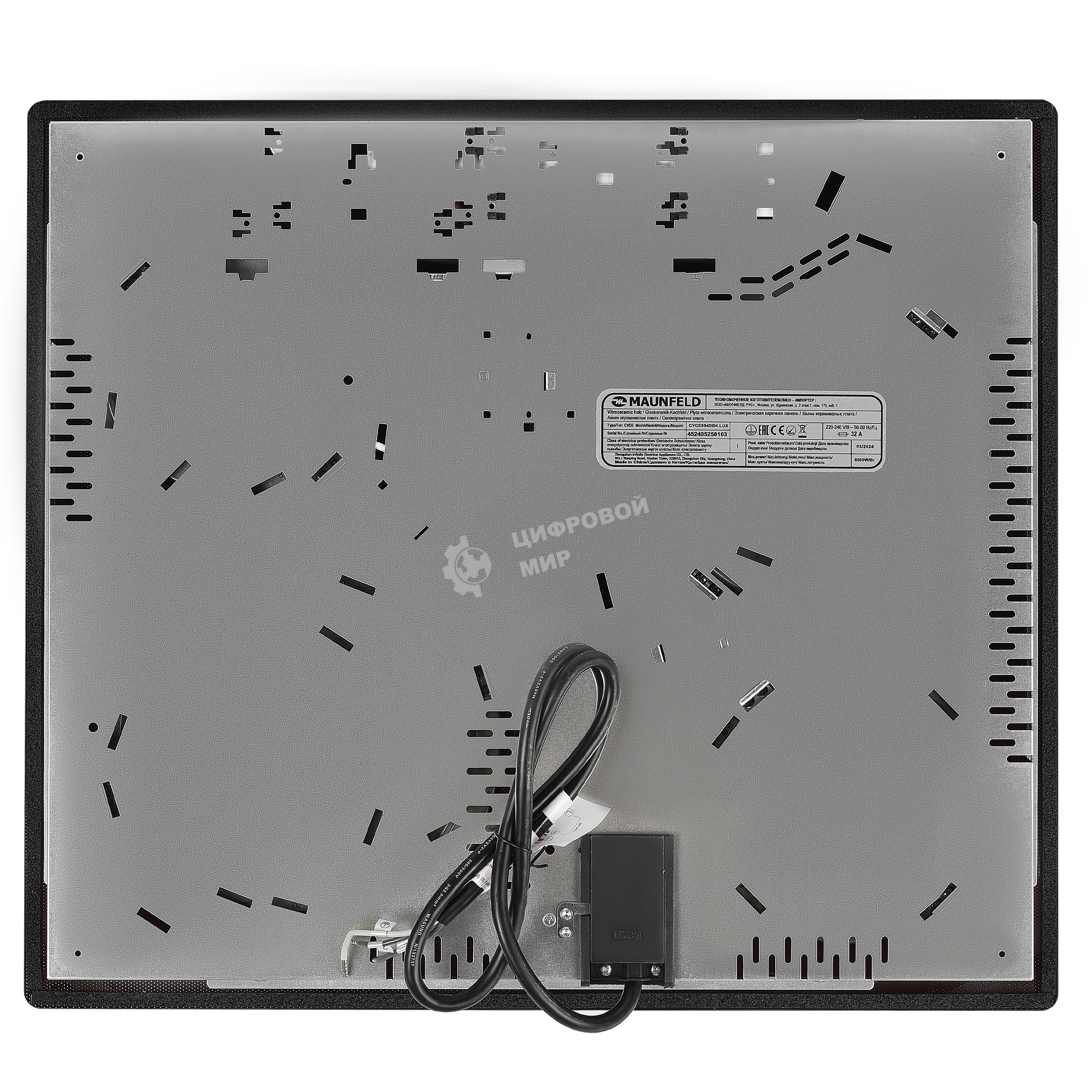 Электрическая варочная панель Maunfeld CVCE594DBK LUX