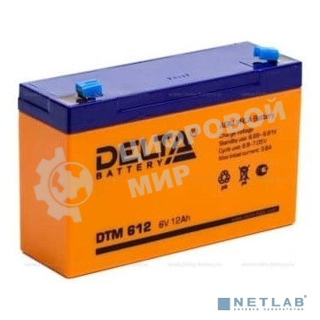 Батарея для ИБП Delta DTM 612 (6V, 12Ah)