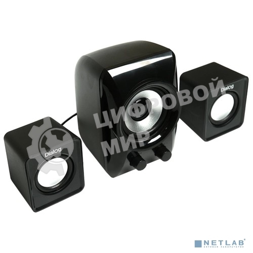 Акустическая система Dialog Colibri 11W RMS - 2.1, черный, питание от USB