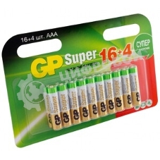 Элемент питания ААА GP GP24AA21-2CRSC5 Super Alkaline G-TECH алкалиновый, 5 шт